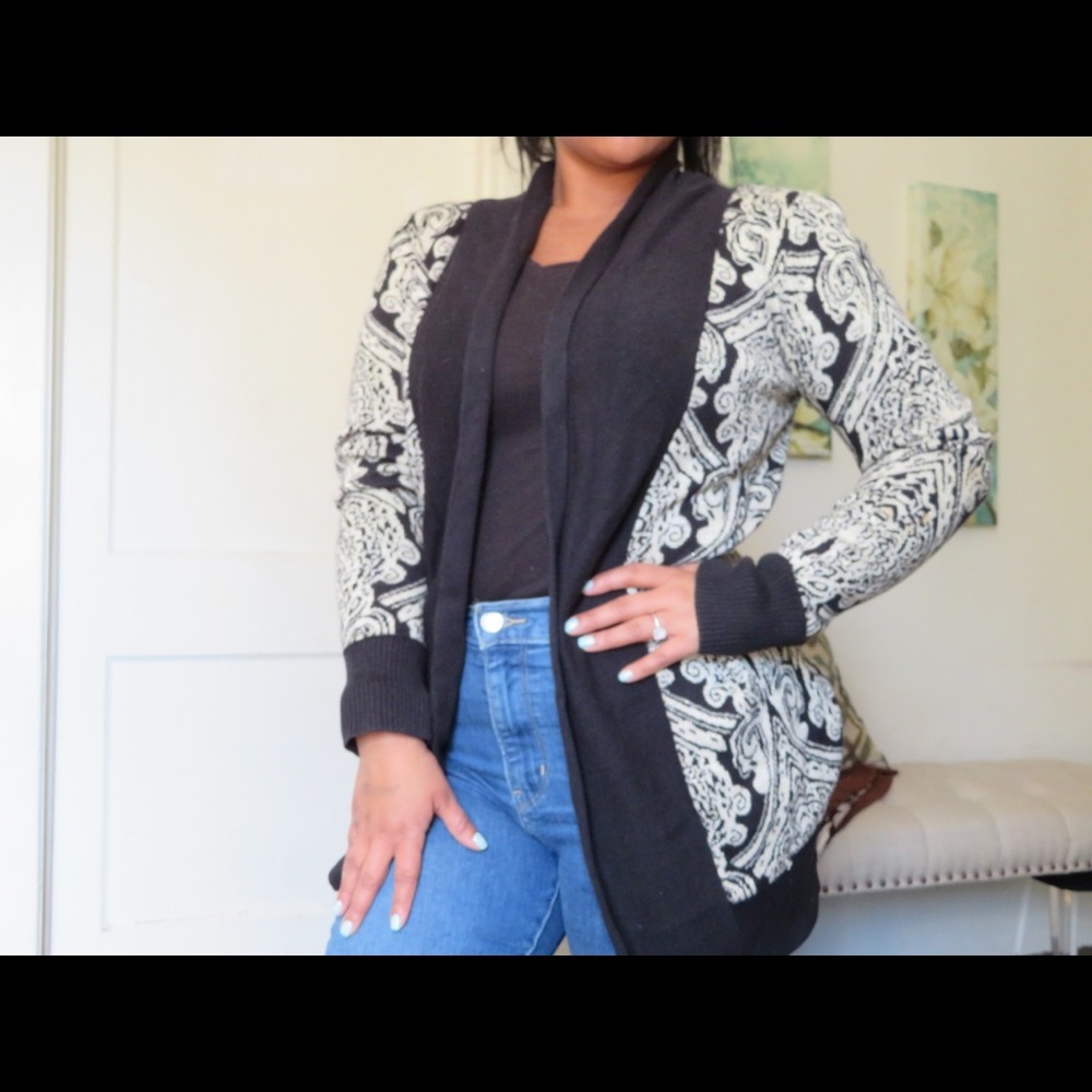 Open sweater